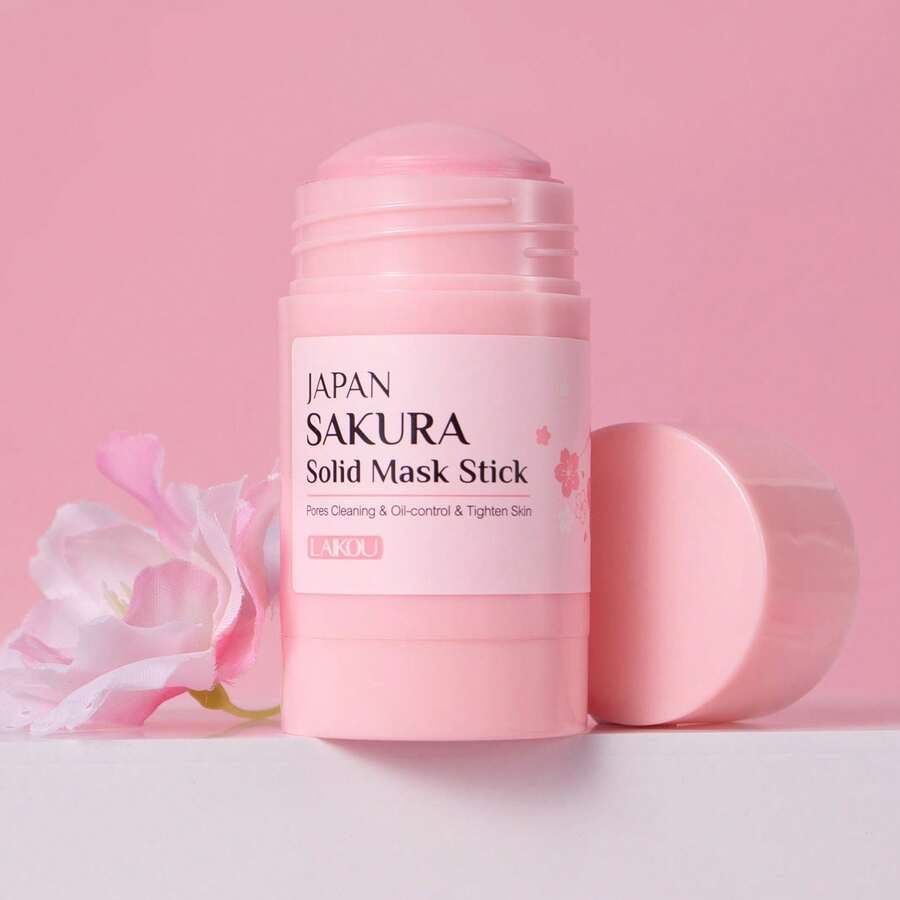 Sakura Solid Mask Stick 40g Masker Lumpur Pengontrol Minyak Mendalam untuk Penggunaan Sehari-hari di Rumah Masker Pemutih Stik Pembersih Mendalam Masker Stik Padat Portabel untuk Perjalanan dan Hotel Masker Stik Pencerah dan Pelembap Terlaris - masker wajah padat - View 1