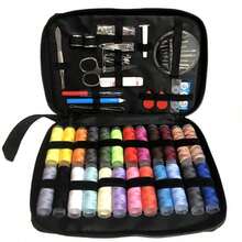 1pc Portable Sewing Kit Home Sewing Tools 10pcs/Set Thread Box Sewing Needles Threader Hand Sewing Supplies (Random Color) Scissors And Other Emergency Repair Supplies, Multiple Colors Basic Sewing Accessories, Suitable For Quick Repair - General Purpose - View 4