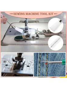 EDCUEBE7 Sewing Kit For Multiple Scenarios, Includes Tweezers, Brush, Seam Ripper And Other Tools, Multi-Purpose Set - Sewing Kit - View 11