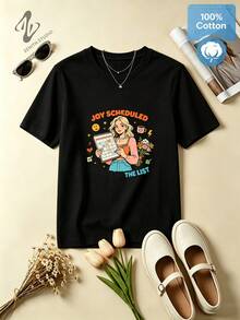 Women T-Shirts - 黑色 - 查看 2