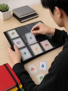 Pocket Card Album, Sports Card Album, Celebrity Card Collection, Football Player Card Collection, Basketball Player Card Collection, K-Pop Star Card Collection, Photo Card, Concert Commemorative Card Collection, Couple Photo Commemorative Card Album, Collection Album, Suitable For TCG, Sports Cards - Multicolor - View 3