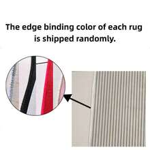 1pc Surfboard Shaped Geometric Striped Carpet, Bedroom Bedside Faux Cashmere Rug, Decorative Carpet, Bedroom Decor, Small Rug, Carpet, Home Decor, Living Room Carpet, Living Room Small Rug, Bedroom Carpet, Living Room Home Decor, Outdoor Carpet, Washable Carpet - Multicolor 7 - View 10