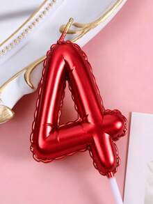 1件紅色花卉裝飾生日蠟燭，手繪生日數字0-9生日蠟燭，生日蛋糕裝飾，生日派對裝飾，適用於生日、週年紀念、性別揭曉派對、單身女派對、畢業典禮 - 紅色花卉 - 查看 13