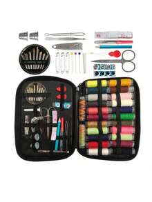 1pc Portable Sewing Kit Home Sewing Tools 10pcs/Set Thread Box Sewing Needles Threader Hand Sewing Supplies (Random Color) Scissors And Other Emergency Repair Supplies, Multiple Colors Basic Sewing Accessories, Suitable For Quick Repair - General Purpose - View 7
