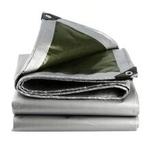 Multi-Size Heavy Duty Waterproof Tarpaulin, Polyethylene Multi-Purpose Waterproof Cover, Suitable For Outdoor Emergency Rain Protection, Patio Furniture, Roof, Camping, Car, Pool - A - View 17