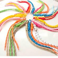 10/20pcs Y2K Multicolor Nylon Cord DIY Handmade Weaving Set, Strong Lightweight Durable, Suitable For DIY Phone Lanyards, Keychains And Backpack Decorations, Craft Materials, Handmade Accessories, Wedding Favors, Christmas And Back To School Gifts - Colored Nylon Rope 3 - View 3