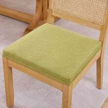 Rattan Dining Chairs Set Of 2, Farmhouse Kitchen Chairs With Cane Back, Mid-Century Modern Side Chairs With Natural Hardwood Frame, Soft Sponge & S-Spring Cushion For Home Kitchen - Olive Green - View 11