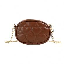 Embroidered Girl's Shoulder Bag, PU Leather, Crossbody Bag For Teenagers - A - View 8