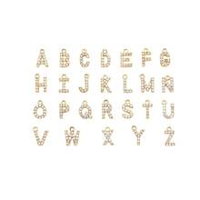 1pc New Fashion Letter & Flower Gold Stainless Steel Bead Chain Bracelet For Women - Yellow Gold - View 4