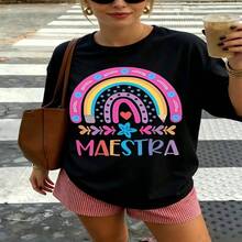 Retro, Vintage, Streetwear, Edgy, Aesthetic, Cat Lovers, 100% Cotton, Oversized, Soft Breathable, Casual Crewneck, Short Sleeve Top, Summer Vibes - 黑色 - 查看 1