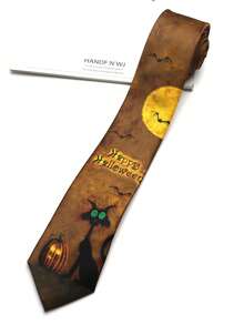 1pc Printed Hand-Tied Tie For Men And Women, Suitable For Casual, Street, Party, Gift - Multicolor - View 15
