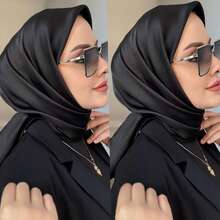 1 buah Syal/Bando Wanita Warna Polos, Hijab/Bandana Cocok untuk Bepergian dan Melindungi dari Sinar Matahari untuk Pakaian - MultiWarna - View 15