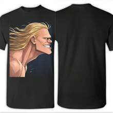 T-Shirt Erling Haaland da uomo e donna, T-Shirt con viso divertente, alla moda, estive, Y2K, basic, casual, in puro cotone, regalo di compleanno - Colore 4 - Visualizzare 7