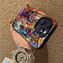 Creative Graffiti Pattern Phone Case Suitable For IPhone 17 16 15 14 13 12 11 Pro/Max/Plus Anti Drop And Shockproof Back Cover - 015CH-JMH - 查看 4