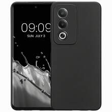Phone Case For A80 5G, With Camera Protection, Slim Shockproof Flexible Black Matte Soft Silicone Protective Cover - Black - View 1