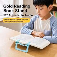 1PC Portable Creative Double-Headed Book Clip, Portable Foldable Reading Stand, Cross-Border Book Fixing Reading Clip, Suitable For Students' Storage And Reading, Office Workers' And Classification Storage, Suitable As A Gift. - Sets - View 5