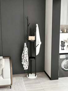 Multifunctional Freestanding Cast Iron Coat Rack, Nordic Style Modern Luxury Clothing Rack, Bedroom Clothes Rack, Home Essential - Multicolor - View 13