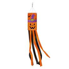Accessoire d'Halloween Décoration de jardin extérieur Manche à air Drapeau Décoration d'Halloween Girouette Drapeau Décoration de fête de vacances Accessoire - Multicolore - Voir 11