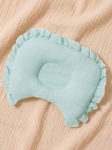 1pc Baby Pillow, Size 17*26cm, Soft Gauze Fabric, Suitable For Newborns And Infants - Cute Design Gauze Ruffle Baby Pillow, Perfect Sleep Gift For Girls. Suitable For Daily Use. - Multicolor - View 16