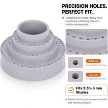 KLONKEE [Drill Bit Accessories Storage] Rotating Tool Organizer - Drill Bit And Accessories Storage Box For Home Renovation, Durable Plastic - Rotating Tool Organizer - View 6