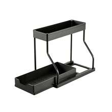 2-Tier Pull-Out Under Sink Storage Rack, Multi-Function Under Sink Organizer, Space-Saving Detachable Storage Rack, Suitable For Kitchen Bathroom Cabinet Sink Storage, Christmas Decor Home, Kitchen Decor, Kitchen Essential, Storage Organizer, Dish Drying Rack, Kitchen Storage Organisers, Fall Decor For Home, Home Decor, Halloween Decoration, Christmas Home Decor, Home Essentials - Multicolor - View 3