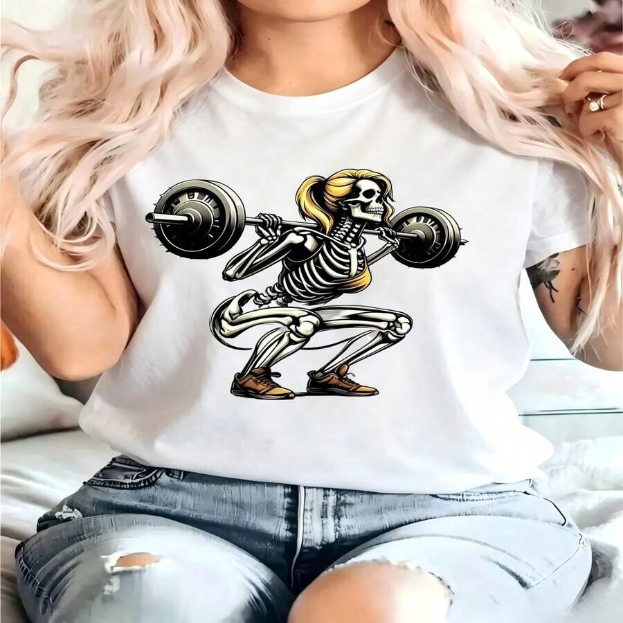 Retro, Kawaii, 100% Cotton, Oversized, Soft Breathable, Casual Crewneck, Short Sleeve Top, Summer Vibes, Streetwear, Aesthetic, Women's Fashion - 白色 - 查看 1
