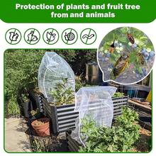 Plant Pest Control Cover, Anti-Insect Bag With Drawstring, Anti-Fly Netting For Flowers And Fruits, Anti-Bird Cover - A - View 6