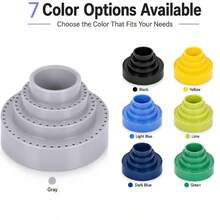 KLONKEE [Drill Bit Accessories Storage] Rotating Tool Organizer - Drill Bit And Accessories Storage Box For Home Renovation, Durable Plastic - Rotating Tool Organizer - View 7