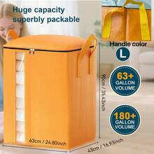 Large Capacity Storage Bag With Transparent Window, Clothes & Toy Storage Rack, Storage Organizer Box, Laundry Hamper, Essential Supplies For College Dormitory,Bedroom Room Decor,Back To School - View 6