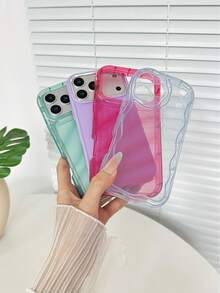 4入厚實材質可愛糖果色防震新款手機殼，適用 IP 17 / IP 17 Pro / IP 17 Pro Max / IP 16 / IP 16 Pro / IP 16 Pro Max / IP 15 / IP 15 Pro Max / IP 14 / IP 13，糖果彩繪創意防震手機殼 - 彩色 - 查看 4