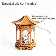Mini Chinese Style Humidifier With Night Light - USB Portable Cool/Dry Mist Humidifier, Traditional Pagoda/Turtle Shape, ABS Material, Quiet Operation, Suitable For Home, Office, Car - Ideal Gift Choice (USB Port, Bedroom Humidifier) - Multicolor - View 13