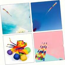 1pc Beach Backyard Ball Game - Outdoor Entertainment For The Whole Family, Random Color - Multicolor - View 2