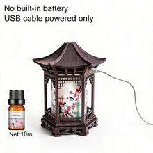 Mini Chinese Style Humidifier With Night Light - USB Portable Cool/Dry Mist Humidifier, Traditional Pagoda/Turtle Shape, ABS Material, Quiet Operation, Suitable For Home, Office, Car - Ideal Gift Choice (USB Port, Bedroom Humidifier) - Multicolor - View 17