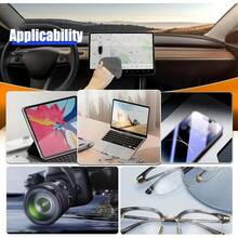Ultra-Fine Fiber Car Screen Cleaning Cloth, High-Efficiency Cleaning, Durable, Practical, Portable, Multi-Functional Microfiber Towel, Car Interior Cleaning Supplies, Dashboard, Phone Screen, Scratch-Free Wiping Cloth, Suitable For Phone, Laptop, TV, Car Touchscreen And Other Devices, Reusable, Convenient To Carry - A - View 5