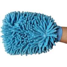 Luva de Microfibra Multiuso Para Limpeza Automotiva 18cm multiuso - Azul - Visão 1
