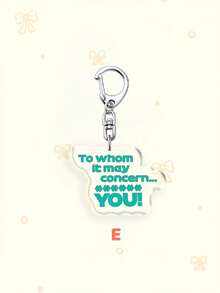 1pc/7pcs Cute F1 Racing Meme Acrylic Keychains, Funny Racer Quote Bag Charms, Oscar Piastri Driver Cartoon Pendant, Racing Enthusiast Key Accessories, Perfect Gift For Parents, Graduates, Teachers, Back To School Season - Multicolor - View 6