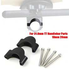 1set MTB Road Bicycle Handlebar Extended Bracket Aluminum Alloy Rising Spacer For TT Handlebar Parts Handlebar 31.8mm Riser Spacer Kits 10/20mm - Multicolor - View 1