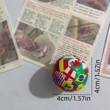 足球運動賽事紀念冰箱磁鐵－運動設計、獨特可愛裝飾貼紙－廚房裝飾－精緻圖案－適用於廚房與餐廳、冰箱門裝飾、節日禮物 - 1個 - 查看 10