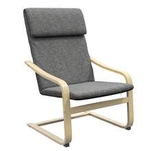 Massage Chair - Dark Gray + Polyester - View 1