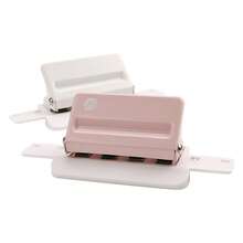 1pc T-Shaped 4-Hole Puncher, Loose-Leaf Ruler, Compatible With Multiple Paper Sizes - Single - View 9