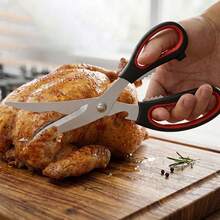 Kitchen Scissors - Heavy Duty Kitchen Scissors With Stainless Steel Titanium Coated Blades, Suitable For Food, Poultry, Meat And Herbs - Sharp Multi-Purpose Cooking Scissors, Dishwasher - Multicolor - View 15