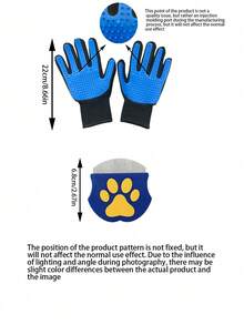 Dog & Cat Grooming Kit, Includes Multi-Functional Stainless Steel Dog Comb & Pet Hair Remover Massage Glove,Supplies For Dogs And Cats, Effectively Removes Loose Hair And Fleas - Multicolor - View 10