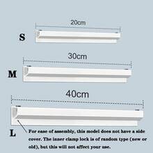 1pc Sliding Modular Menu Receipt Organizer, Wall-Mounted, Drill-Free Aluminum Kitchen And Restaurant Order Sorter, Suitable For Restaurants, Food Trucks And Other Locations To Store Receipts, Supports Hanging Various Receipts, Vouchers And Tickets - Multiple Styles - View 4