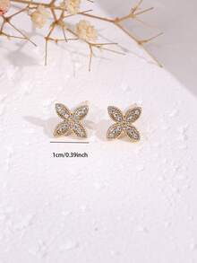 1 Pair Luxury High-End Unique Design Earrings For Wedding, Evening Party, Gift For Girlfriend - W17888 - View 2