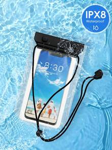 深水防水手機袋 透明觸控螢幕防水袋 附可調節掛繩 耐用防水手機保護套 適用潛水、浮潛、游泳、旅行 - 彩色 - 查看 10