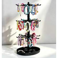 Keychain Hooks, Decorative Items, Small Pendants, Small Doll Display Stand, Handmade Beads Storage Rack, Rotating Rack, Desktop Storage Rack - Multicolor - View 2