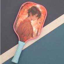 Original Design "Cartoon Romanticism" Style Fiberglass Material High-Elastic Honeycomb Core Anti-Collision Rubber Edge With Anti-Slip Sweat-Absorbing Handle, Beautiful And Durable, High Aesthetic Value, Great Choice For Personal Use Or Gift, (Includes 2 Random Color Balls) - Hot Pink - View 4