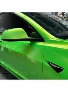 1 pieza Película de envoltura para coche verde camaleón verde manzana, película de embalaje, pegatina para coche y motocicleta con cambio de color para estilo - Adecuada para muebles, hogar, mesa de comedor interior, la mayoría de los vehículos, carrocería de coche, pegatina de modificación de accesorios de coche, película de cambio de color - Talla única para todos - Ver 11