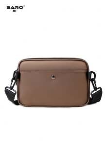 Men's Fashion Casual Crossbody Bag, Large Capacity, Youth Gift, Street Style, Horizontal Design, New Arrival - Bronze - View 8