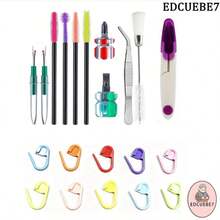 EDCUEBE7 Sewing Kit For Multiple Scenarios, Includes Tweezers, Brush, Seam Ripper And Other Tools, Multi-Purpose Set - Sewing Kit - View 1